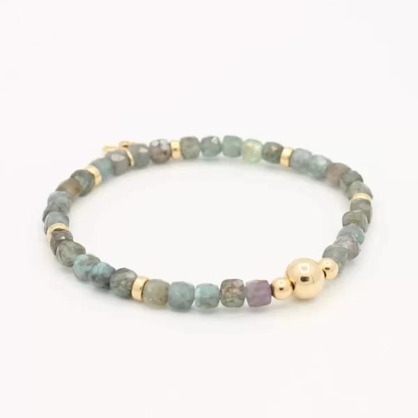 Cube armband met Kyaniet