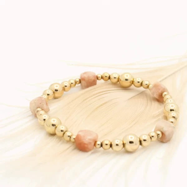 Cube armband met Zonnesteen