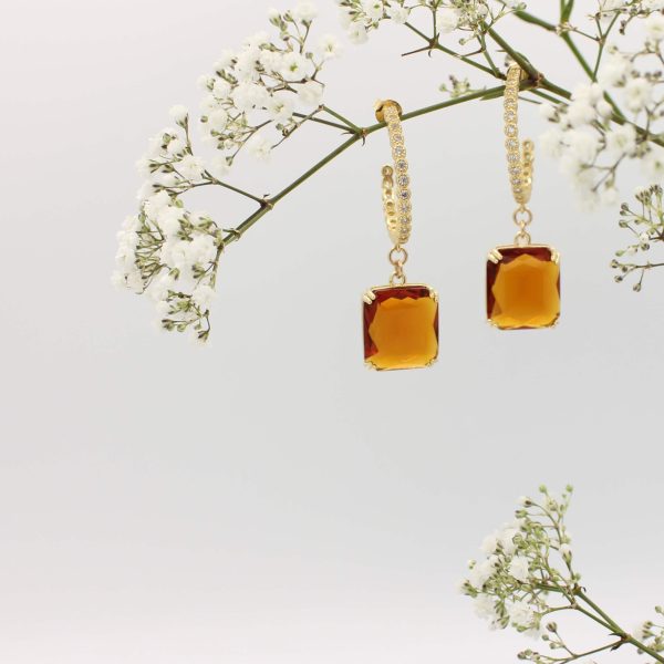 Creolen Cristalli | Verguld Zilveren Creool