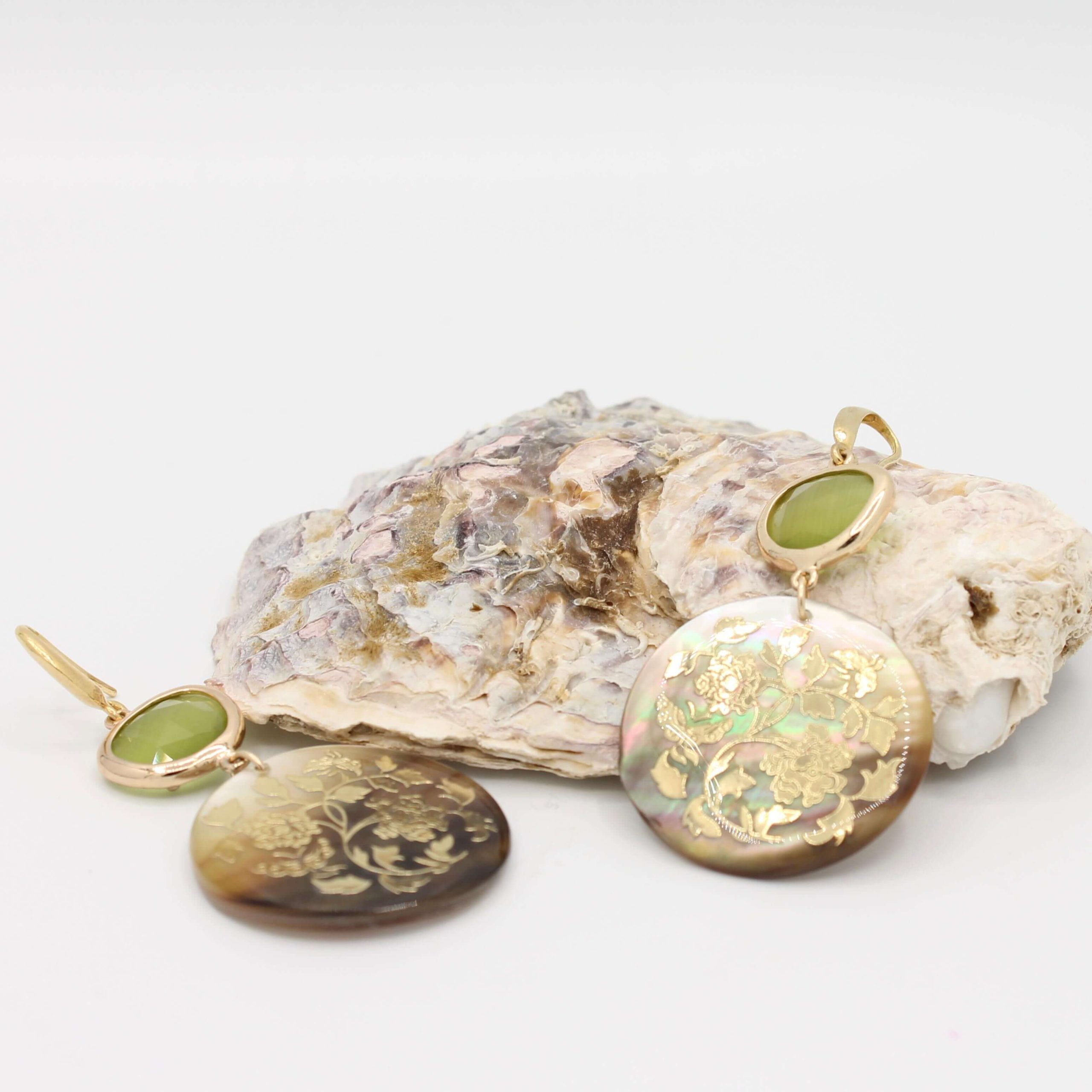 Flower Shell oorhangers - Afbeelding 3