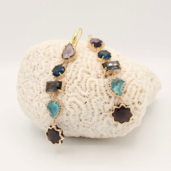 Celebrate Life ~ X Long oorhangers