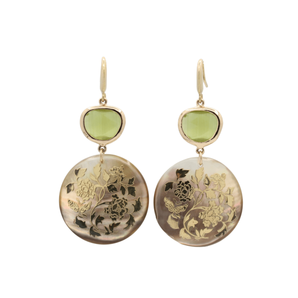 Flower Shell oorhangers