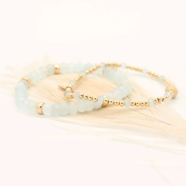 Joy armband met Aquamarijn