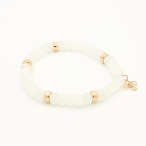 Joy armband met wit Maansteen