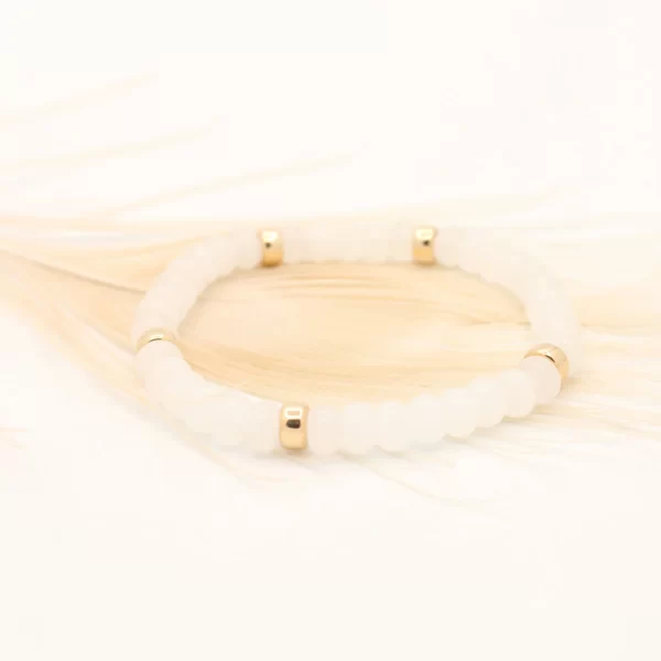 Joy armband met wit Maansteen