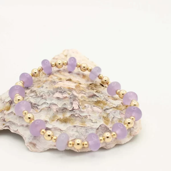 Maxime armband met Lavendel Amethist