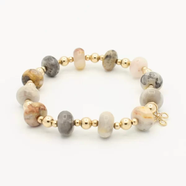 Maxime armband met Picasso Jaspis