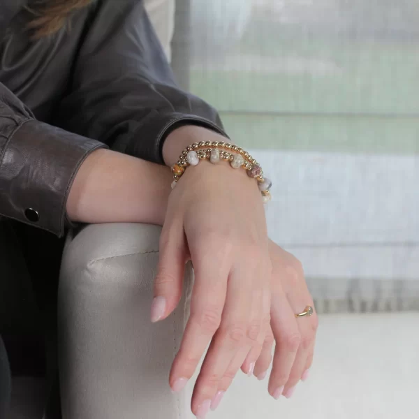 Maxime armband met Picasso Jaspis