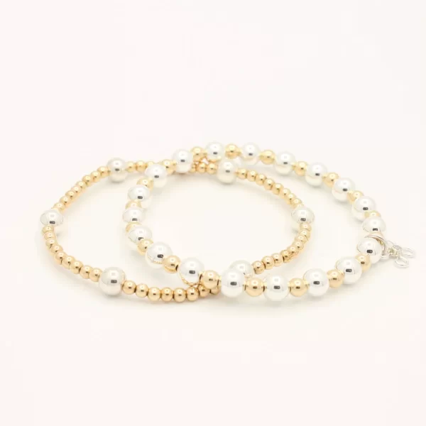 Mix & Match Set armbanden met Goud & Zilver