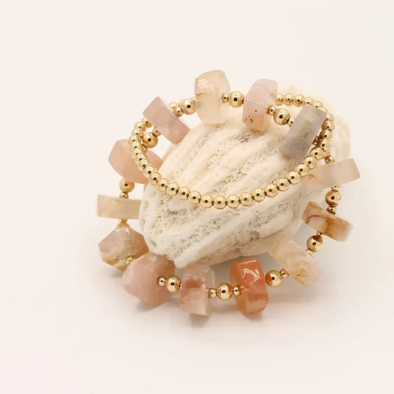 Mix & Match Set armbanden met Oceaan Agaat | PaulinaM
