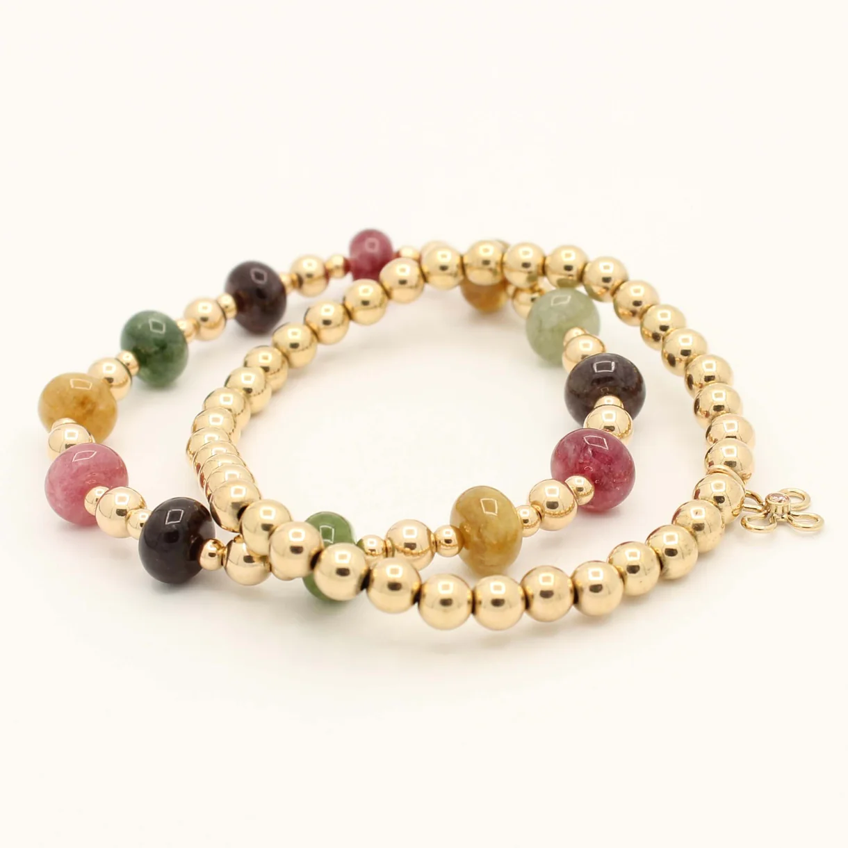 Mix & Match Set armbanden met Toermalijn