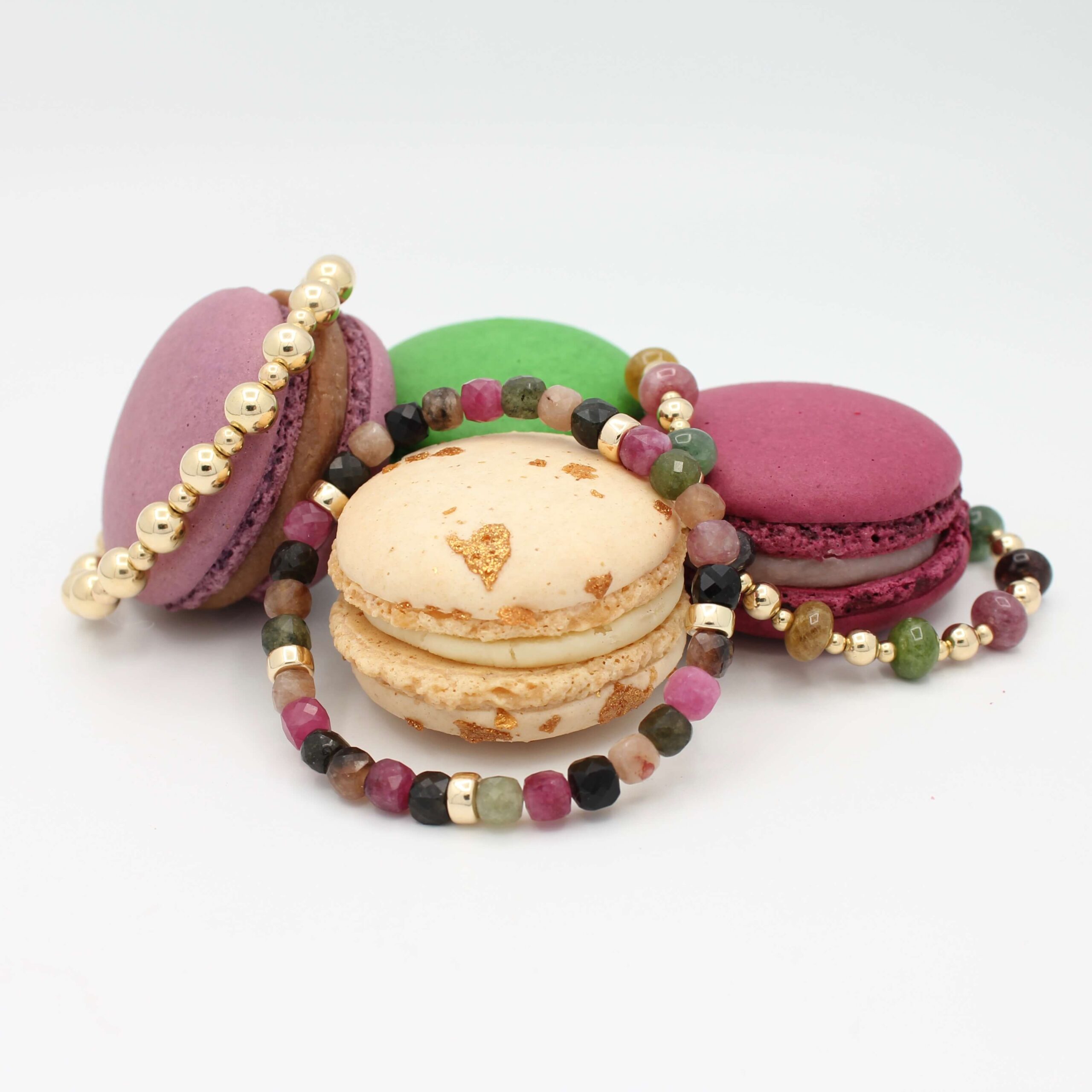 Gold Filled-Armband & Tourmalijn - Afbeelding 3