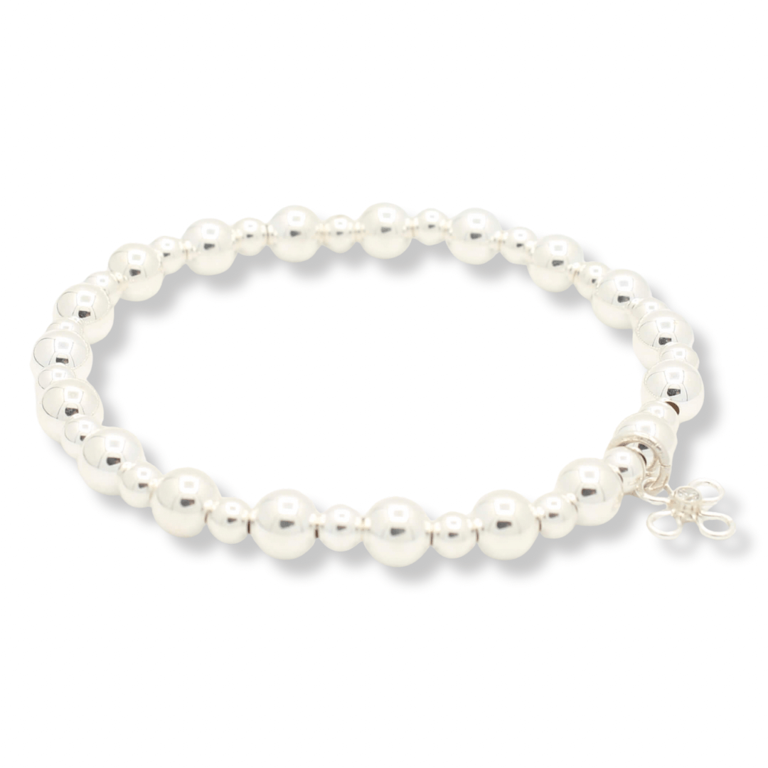 Sterling Silver 6 & 4 mm