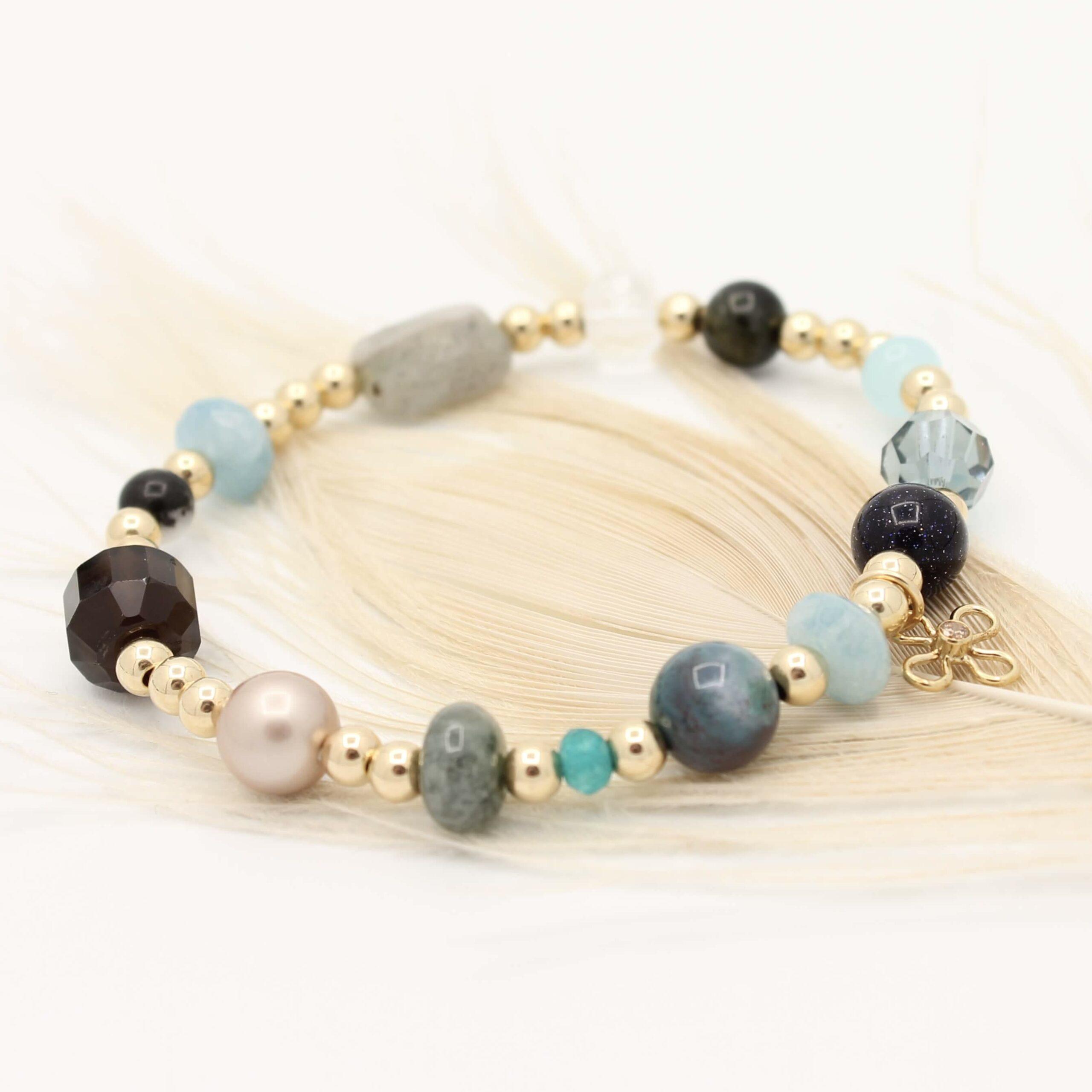 Color Fun- blue-brown-grey - Afbeelding 2