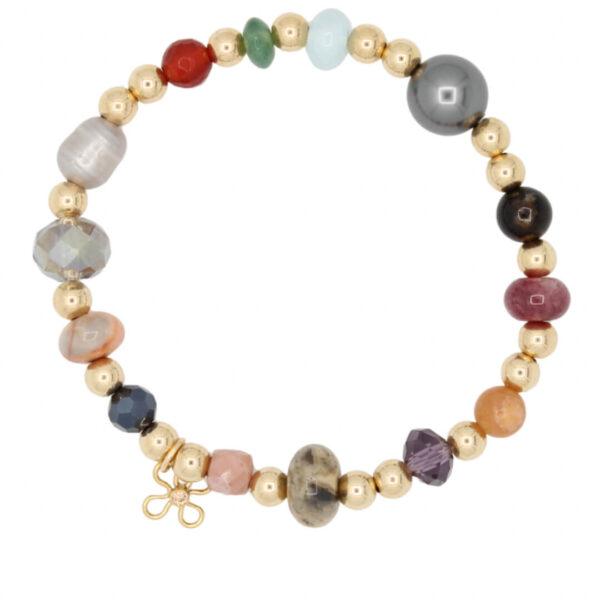Color Fun- Gold Filled 5 mm -Multi color Edelsteen